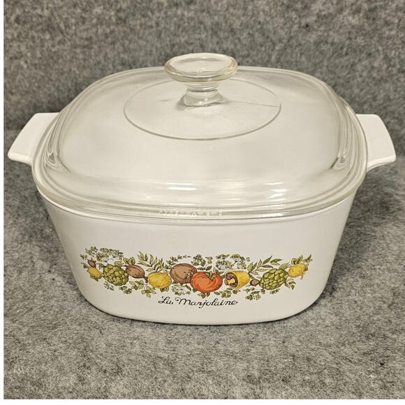 Corning Ware Pyrex Spice of Life A-3-B La Marjolaine 3 Qt - RARE - Early Edition - Picture 1 of 11